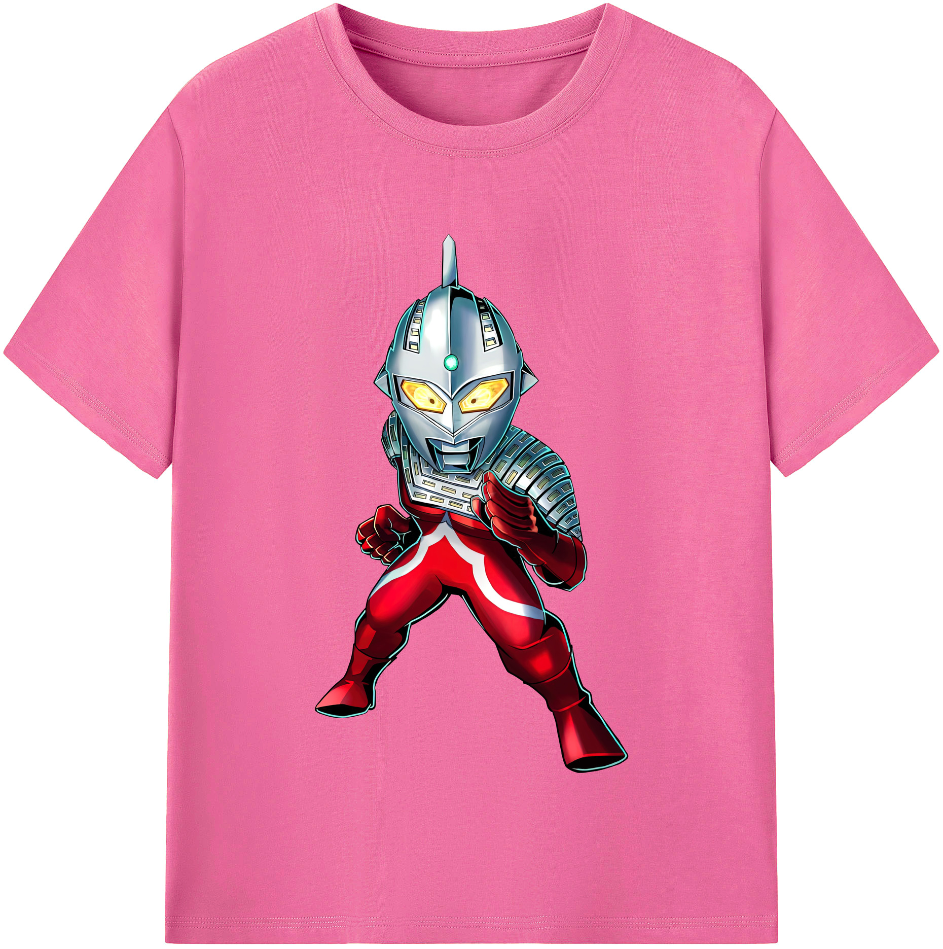 （画像用） ウルトラマン Ultraman レディースカジュアルプリントTシャツ（綿100％）